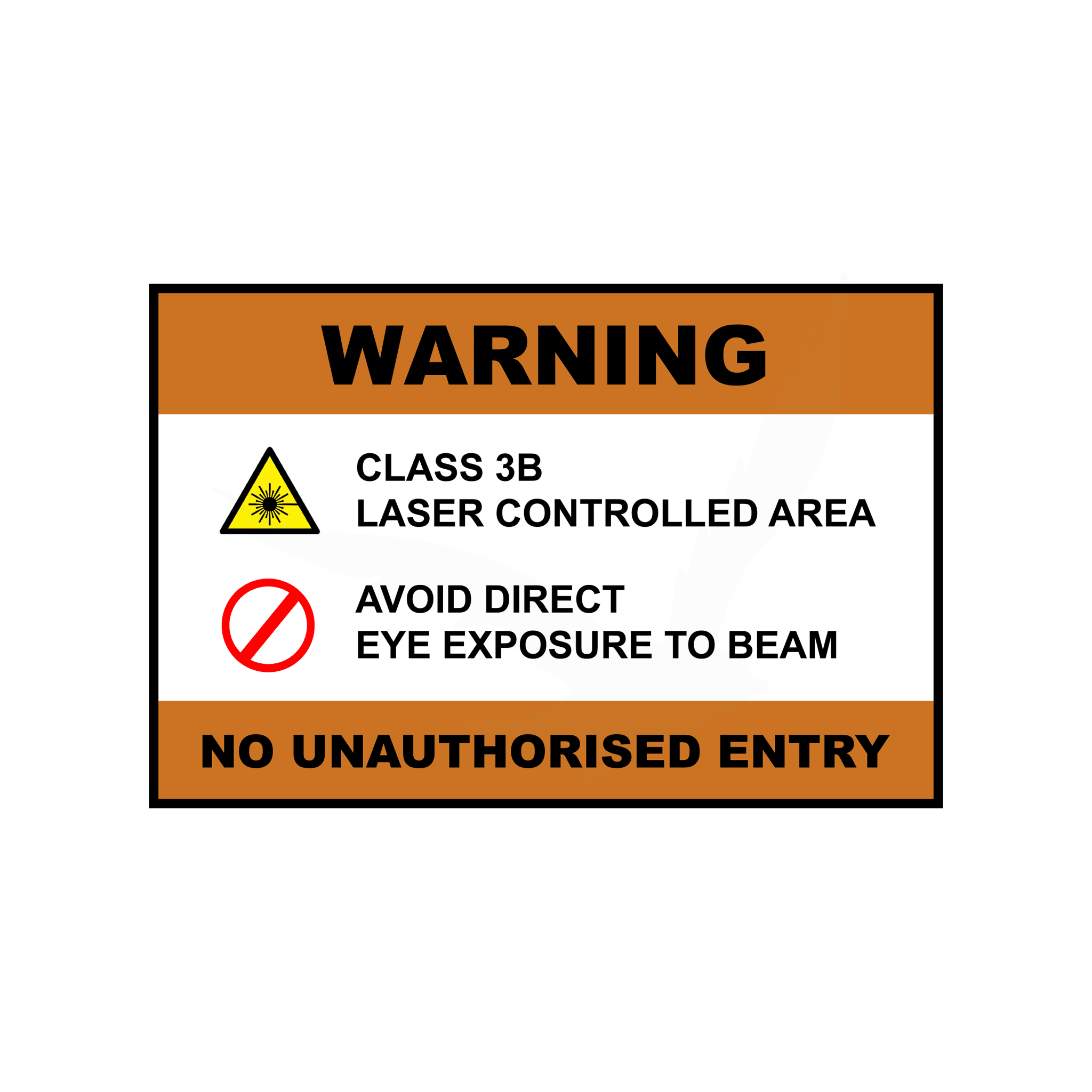 Birdzout Laser Safety Sign - Birdzout