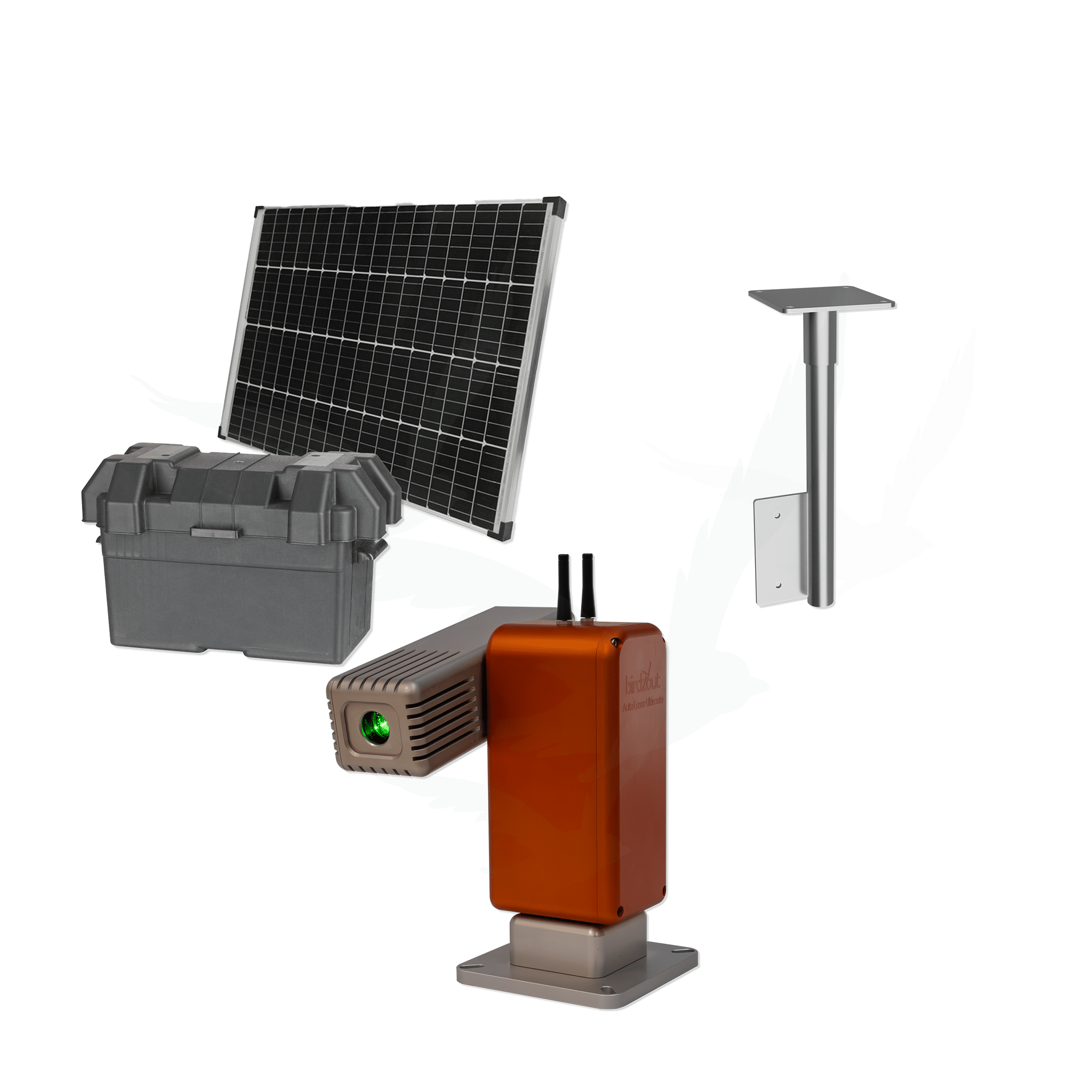Ultimate MK2 with Solar Kit & Mounting Bracket - Birdzout